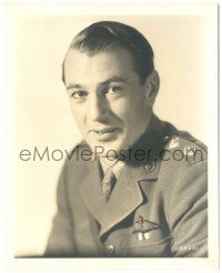 5m391 GARY COOPER deluxe 8x10 still '33 head & shoulders portrait in uniform from Today We Live!