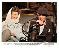 5m036 GUESS WHO'S COMING TO DINNER color 8x10 still '67 Katharine Hepburn & Spencer Tracy in car!