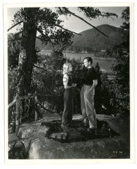 5m440 HAVING WONDERFUL TIME 8.25x10 still '38 Ginger Rogers & Fairbanks by lake by John Miehle!