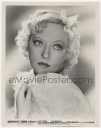 5m441 HEARTS DIVIDED 8x10 still '36 great c/u of pretty blonde Marion Davies showing those eyes!
