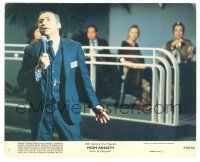 5m040 HIGH ANXIETY 8x10 mini LC #2 '77 great close up of Mel Brooks singing, Vertigo spoof!