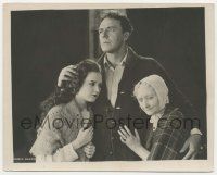 5m466 HUMAN HEARTS deluxe 8x10 still '22 House Peters comforting Mary Philbin & Gertrude Claire!