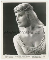 5m505 JEAN WALLACE 8.25x10.25 still '63 head & shoulders close up from Lancelot & Guinevere!