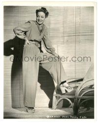5m517 JOAN PERRY deluxe 7.75x10 still '39 full-length in trim pajama suit by Whitey Schafer!