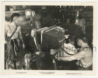 5m552 LAST OF THE MOHICANS candid 8x10.25 still '36 director George Seitz w/ Native American Cabot!