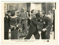 5m553 LAURA 7.75x10.25 still '44 Gene Tierney watches Dana Andrews punch Vincent Price at party!