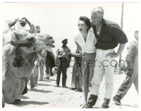 5m556 LAWRENCE OF ARABIA candid 7.25x9.5 still '62 Peter O'Toole & wife Sian Phillips by camel!