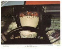 5m055 LE MANS 8x10 mini LC #7 '71 close up of race car driver Steve McQueen wearing helmet & mask!