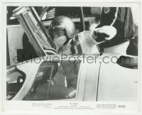 5m562 LE MANS 8x10 still '71 close up of race car driver Steve McQueen emerging from race car!