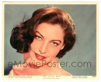 5m057 LITTLE HUT color 8x10 still #11 '57 incredible close portrait of beautiful Ava Gardner!