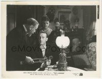 5m581 LODGER 8x10.25 still '43 detective George Sanders examines glue with magnifying glass!