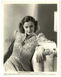 5m597 MAD MISS MANTON 8x10.25 still '38 Barbara Stanwyck lounging on couch with come hither look!