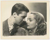 5m598 MADE FOR EACH OTHER 8x10.25 still '39 best romantic c/u of Carole Lombard & James Stewart!