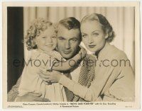 5m688 NOW & FOREVER 8x10 still '34 best c/u of Gary Cooper, Shirley Temple & Carole Lombard!