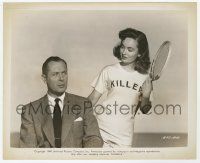 5m699 ONCE MORE MY DARLING 8.25x10 still '49 Ann Blyth in killer tennis outfit w/Robert Montgomery