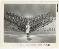 5m724 PIN UP GIRL 8.25x10 still '44 Betty Grable & chorus girls in military musical number!