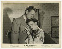 5m732 PRIDE OF THE YANKEES 8x10.25 still '42 Gary Cooper & Teresa Wright after getting diagnosis!