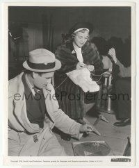 5m740 PROFESSOR BEWARE candid 8.25x10 still '38 Harold Lloyd invites his wife to stay late with him!