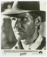5m746 RAIDERS OF THE LOST ARK 8x10 still '81 best super close up of Harrison Ford, classic!