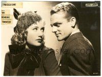 5m775 ROARING TWENTIES 6.75x9 still '39 great c/u of tough James Cagney & pretty Priscilla Lane!