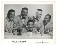5m778 ROCK 'N' ROLL REVUE 8x10.25 still '55 great portrait of the Delta Rhythm Boys!