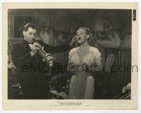 5m783 ROSE OF WASHINGTON SQUARE 8x10 still '39 Alice Faye sings by Louis Prima playing trumpet!
