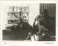 5m809 SHINING candid 8x10 still '80 Stanley Kubrick by camera setting up the famous bar scene!
