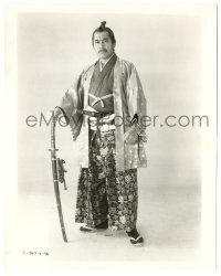 5m811 SHOGUN TV 8x10 still '80 samurai Toshiro Mifune in mini-series from James Clavell's novel!