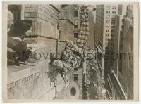 5m817 SIN OF HAROLD DIDDLEBOCK 7.5x10 still '47 Harold Lloyd hanging from building doffs his hat!