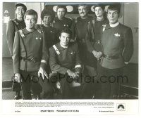 5m851 STAR TREK II 8x9.75 still '82 great portrait of the entire crew of the U.S.S. Enterprise!