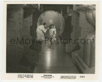 5m852 STAR WARS 8x10 still '77 iconic image of Carrie Fisher as Princess Leia w/R2-D2 inside ship!