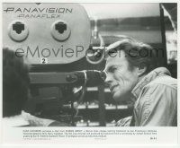 5m869 SUDDEN IMPACT 7.75x9.5 still '83 director Clint Eastwood looking through Panavision camera!