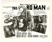 5m909 THIRD MAN 8x10 still R56 Orson Welles, Carol Reed classic noir, cool art & photo montage!