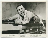 5m918 THUNDERBALL 8x10 still '65 c/u of Sean Connery as James Bond being stretched too far!