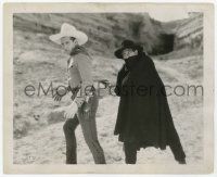 5m933 TOMBSTONE CANYON 8.25x10 still '32 cowboy hero Ken Maynard held at gunpoint by masked man!
