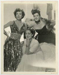 5m985 WOMEN 8x10.25 still '39 smiling portrait of Joan Crawford, Norma Shearer & Rosalind Russell!