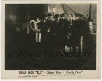 5m286 DEAD MEN TELL English FOH LC '41 Sidney Toler as Charlie Chan & police apprehend bad guy!