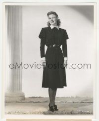 5m538 KITTY FOYLE 8.25x10 still '40 Ginger Rogers in a frock of black wool twill & white collar!