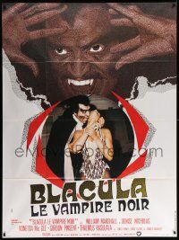 5p680 BLACULA French 1p '72 black vampire William Marshall is deadlier than Dracula, different!