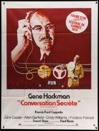 5p713 CONVERSATION French 1p '74 art of Gene Hackman by Bernard D'Andrea, Francis Ford Coppola!