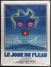5p720 DAY OF THE LOCUST French 1p '75 John Schlesinger's version of West's novel, Ferracci art!