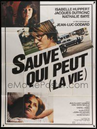 5p739 EVERY MAN FOR HIMSELF French 1p '80 Jean-Luc Godard, Isabelle Huppert, Nathalie Baye!