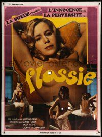 5p750 FLOSSIE French 1p '74 close up of sexy naked Maria Lynn & other topless girls!