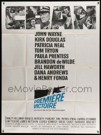 5p788 IN HARM'S WAY French 1p '65 John Wayne, Kirk Douglas, directed by Otto Preminger!