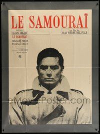5p815 LE SAMOURAI French 1p '68 Jean-Pierre Melville film noir classic, c/u of Alain Delon!