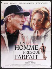 5p859 NOBODY'S FOOL French 1p '95 great close up of Paul Newman & pretty Melanie Griffith!