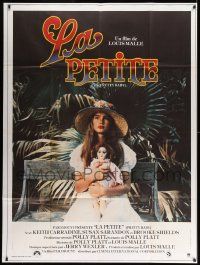 5p889 PRETTY BABY French 1p '78 directed by Louis Malle, young Brooke Shields sitting with doll!