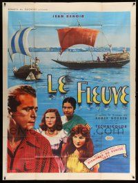 5p905 RIVER French 1p '51 directed by Jean Renoir, written by Rumer Godden, filmed in India!