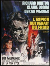 5p938 SPY WHO CAME IN FROM THE COLD French 1p '65 Richard Burton, Claire Bloom, Michel Landi art!