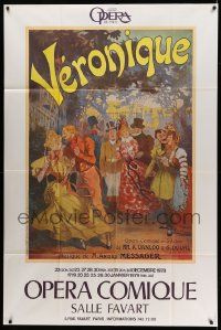 5p983 VERONIQUE stage play French 1p '78 great art of society couples by Rene Pean!
